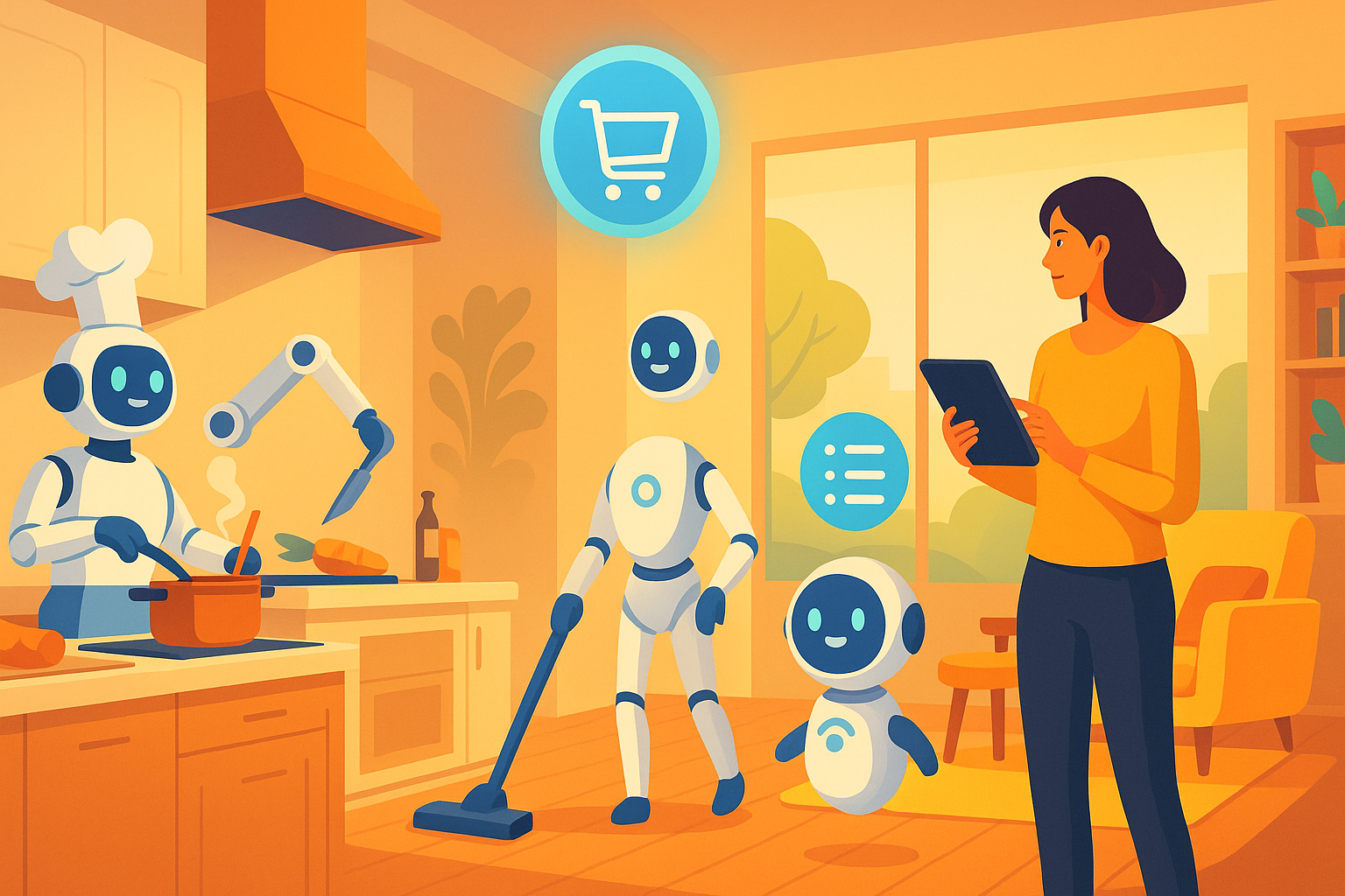 AIで家事がラクになる！料理・掃除・買い物を自動化する最新アイデア